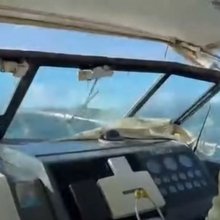 Η μεταφορά του βρέφους από την Σκιάθο στον Βόλο εν μέσω ισχυρών ανέμων