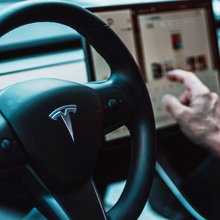 Εσωτερικό αυτοκινήτου Tesla 