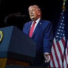 Ο Ντόναλντ Τραμπ σε ομιλία