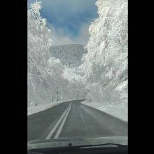 Χιονισμένος δρόμος