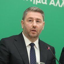 Ο Νίκος Ανδρουλάκης από τη συνέντευξη Τύπου για τις υποκλοπές