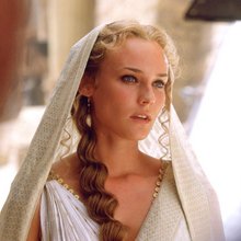 Η Νταϊάν Κρούγκερ ως Ωραία Ελένη στην ταινία «Τροία» του 2004