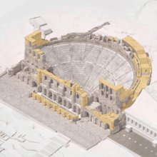 Μία από τις προτάσεις για την αναστήλωση του Ηρωδείου