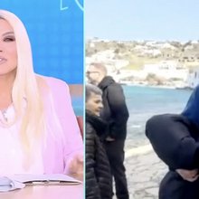 Η απρόσμενη live συνάντηση της Κ. Καινούργιου με τον Π. Κουτσουμπή