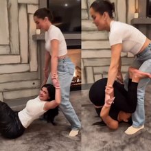 Η Κιμ Καρντάσιαν δοκιμάζει το «Titanic Challenge»