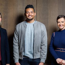 Ιωάννα Μίγγου, Chief Marketing & Corporate Communications Officer CrediaBank, Εμμανουήλ Καραλής, Ελένη Βρεττού, CEO CrediaBank