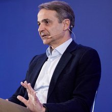 Ο Κυριάκος Μητσοτάκης στο προσυνέδριο της ΝΔ στην Αλεξανδρούπολη