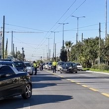 Μπλόκο τροχαίας για Δακτύλιο στο κέντρο της Αθήνας 