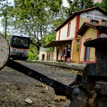 Σταθμός του Οδοντωτού Σιδηρόδρομου, στην Αχαΐα 