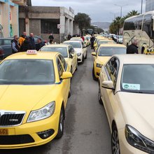 Κινητοποίηση των οδηγών ταξί στην Αθήνα
