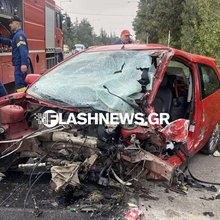 Τροχαίο με νεκρή στον ΒΟΑΚ, στο σημείο πυροσβέστες