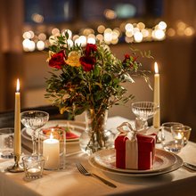 Δείπνο με κεριά την Ημέρα του Αγίου Βαλεντίνου