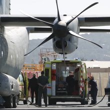 Τραγωδία στη Χίο: Η αεροδιακομιδή έξι τραυματισμένων παιδιών, δείτε βίντεο