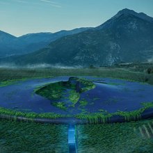 σφαίρα δίσκος κτίριο οινοποιείου αμπελώνας