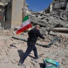 Βομβαρδισμένο τοπίο το Ιράν