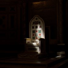 H έδρα του Πάπα στη Βασιλική του Αγίου Ιωάννη του Λατερανού, στη Ρώμη – Φωτ: AP /Bernat Armangue