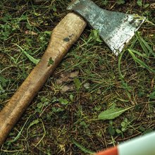 Τσεκούρι σε τόπο εγκλήματος 