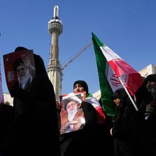 Διαδήλωση οπαδών του ιρανικού καθεστώτος στην Τεχεράνη