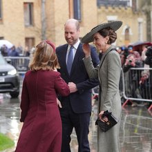 Η Κέιτ Μίντλετον και ο Πρίγκιπας Γουίλιαμ φτάνουν στον καθεδρικό ναό του Καντέρμπουρι