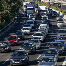 Κίνηση οχημάτων στον Κηφισό 