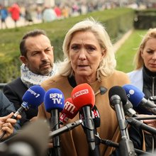 Η επικεφαλής της γαλλικής ακροδεξιάς, Μαρίν Λεπέν