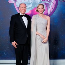 O πρίγκιπας Αλβέρτος και η πριγκίπισσα Σαρλίν του Μονακό στο Χορό των Ρόδων