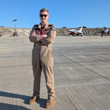 Ο Βρετανός πιλότος F-35 που επιχείρηση από την Βρετανική Βάση στο Ακρωτήρι