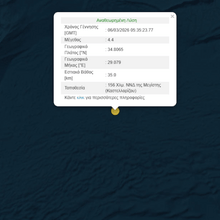 Σεισμική δόνηση 4,4 βαθμών της κλίμακας Ρίχτερ