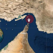 Το σημείο όπου χτυπήθηκε ένα από τα τρία πλοία στα Στενά του Ορμούζ