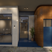 πόρτα είσοδος πολυκατοικίας Αθήνα 