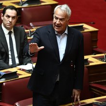 Ο Μάκης Βορίδης κατά τη συζήτηση για τον ΟΠΕΚΕΠΕ