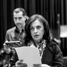 Η Χάρις Αλεξίου σε ηχογράφηση 