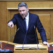 Ο Νίκος Ανδρουλάκης στη Βουλή 