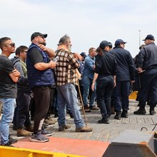 Κινητοποίηση κτηνοτρόφων στο λιμάνι