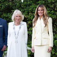 Βασίλισσα Καμίλα και Μελάνια Τραμπ