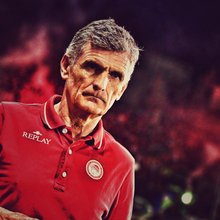 Ο Χοσέ Λουίς Μεντιλίμπαρ στη διάρκεια του ντέρμπι Παναθηναϊκού - Ολυμπιακού στη Λεωφόρο 19/4/2026