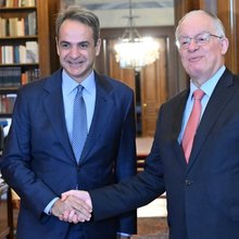 Κυριάκος Μητσοτάκης και Κωνσταντίνος Τασούλας