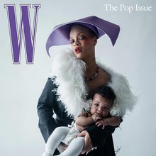 Η Ριάνα με την 7 μηνών κόρη της στο εξώφυλλο του περιοδικού W