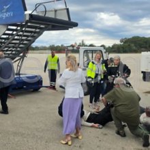 Τρία άτομα τραυματίστηκαν μετά από ατύχημα στο αεροδρόμιο του Άραξου