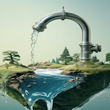 Διαρροές νερού στο δίκτυο ύδρευσης Πηγή: Freepik