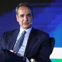 Ο Κυριάκος Μητσοτάκης σε συνέδριο της ΝΔ