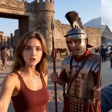 Travel vloggers με τη βοήθεια της AI «ταξιδεύουν» σε σημαντικές ιστορικές περιόδους