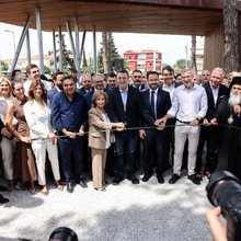 Από τα εγκαίνια του Μητροπολιτικού Πάρκου 