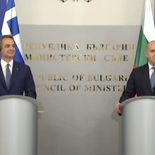 Ο Κυριάκος Μητσοτάκης και ο Ρούμεν Ράντεφ