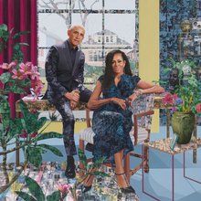 «The Obamas: Springing Forth»: Το πρώτο επίσημο κοινό πορτρέτο των Μπαράκ και Μισέλ Ομπάμα