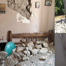 Ζημιές από τον σεισμό στην Εύβοια