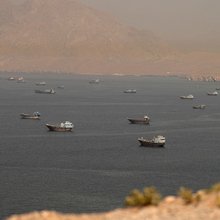 Εικόνα από τα Στενά του Ορμούζ στις 19 Ιουνίου
