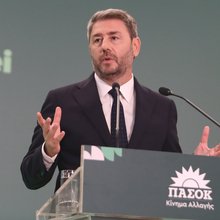 Ο πρόεδρος του ΠΑΣΟΚ, Νίκος Ανδρουλάκης