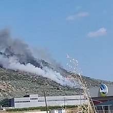 Φωτιά στο Σπαθοβούνι Κορινθίας