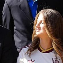 Ο Ρόδρι με τη διάδοχο του ισπανικού θρόνου